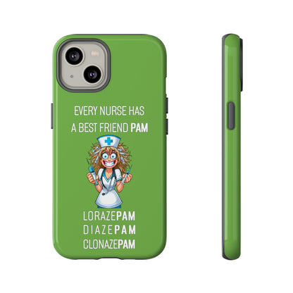 Nurse iPhone Tough Case - Every Nurse Has a Friend Named PAM Design (4) - Green