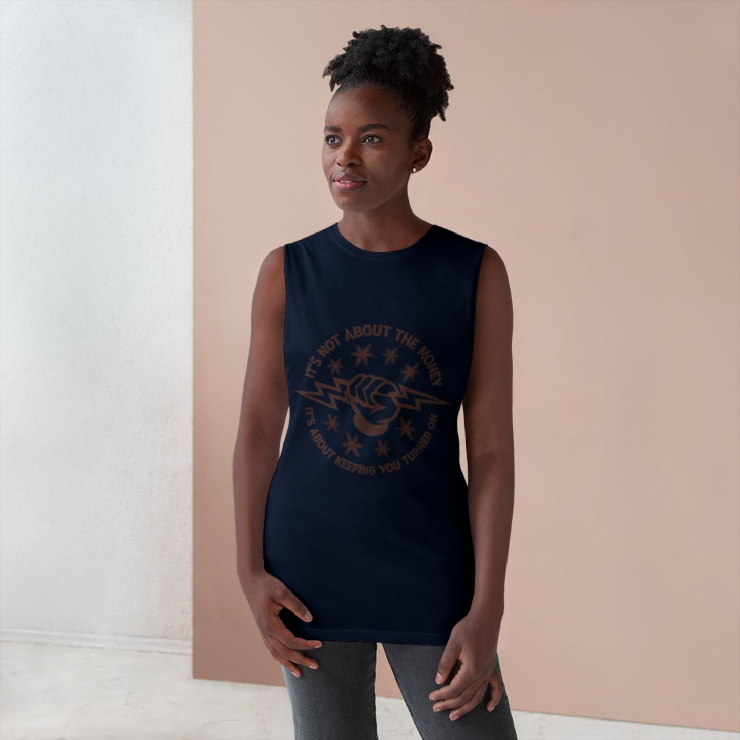 Lineman Tank - Its Not About The Money-sky 24
