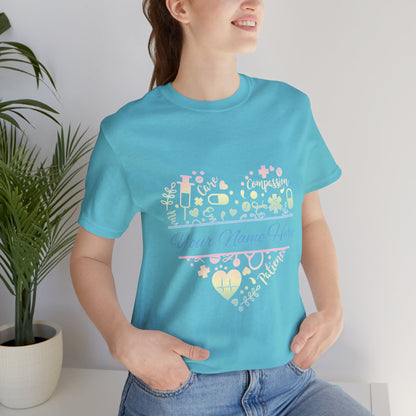 Monogram Heart pastel
