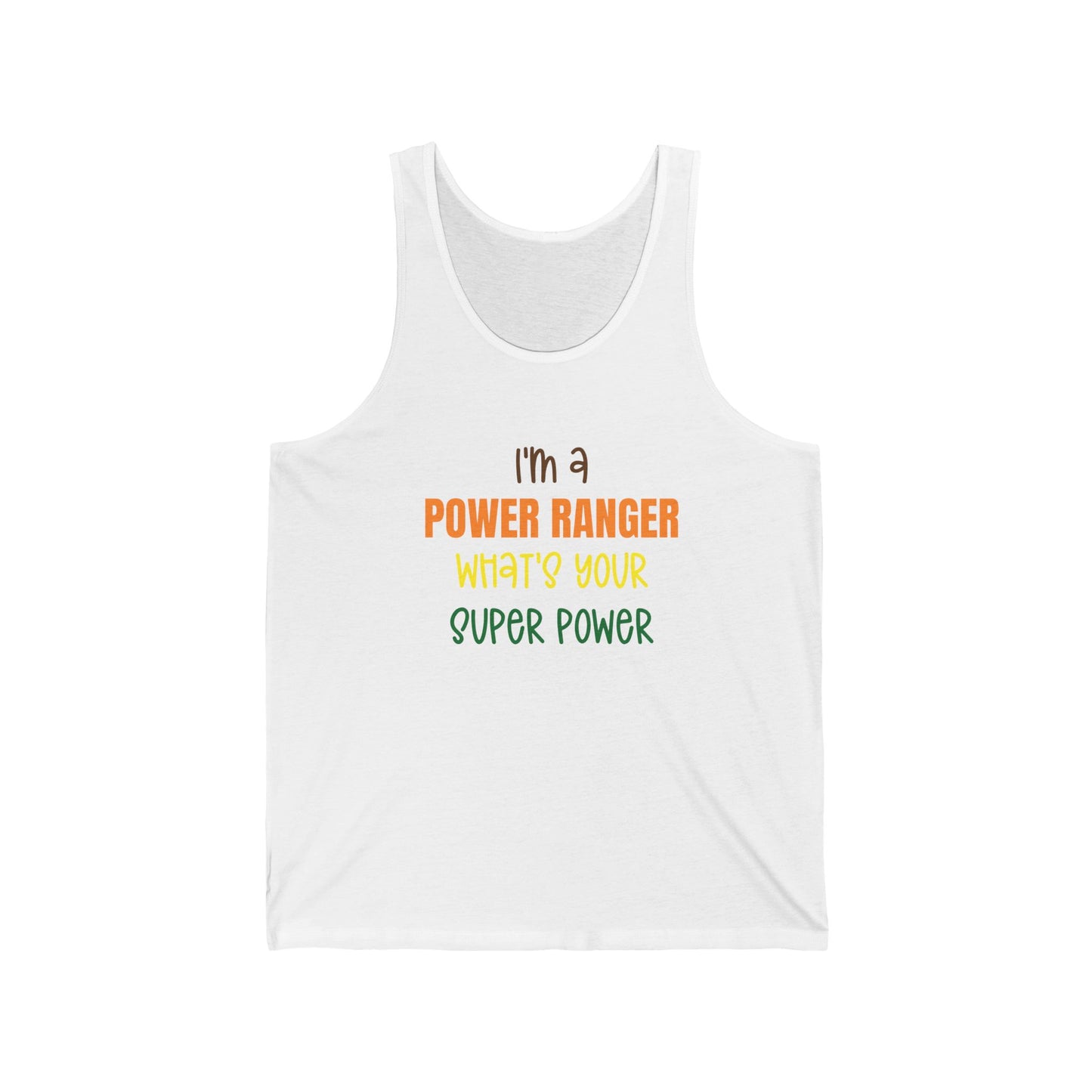 Lineman Tank - power ranger super power color