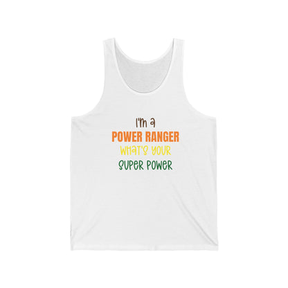 Lineman Tank - power ranger super power color