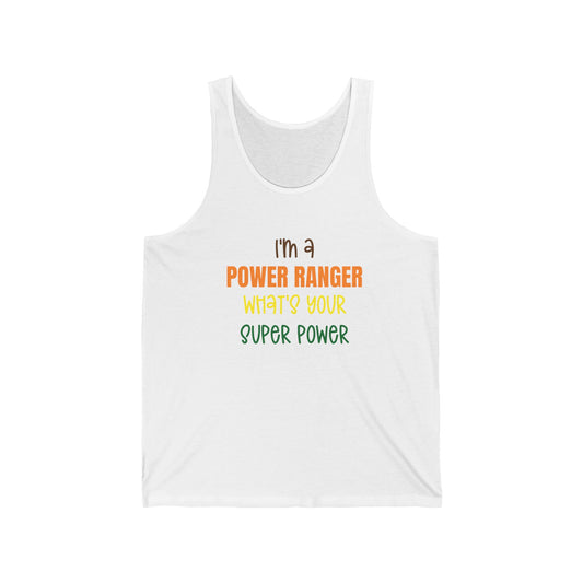 Lineman Tank - power ranger super power color