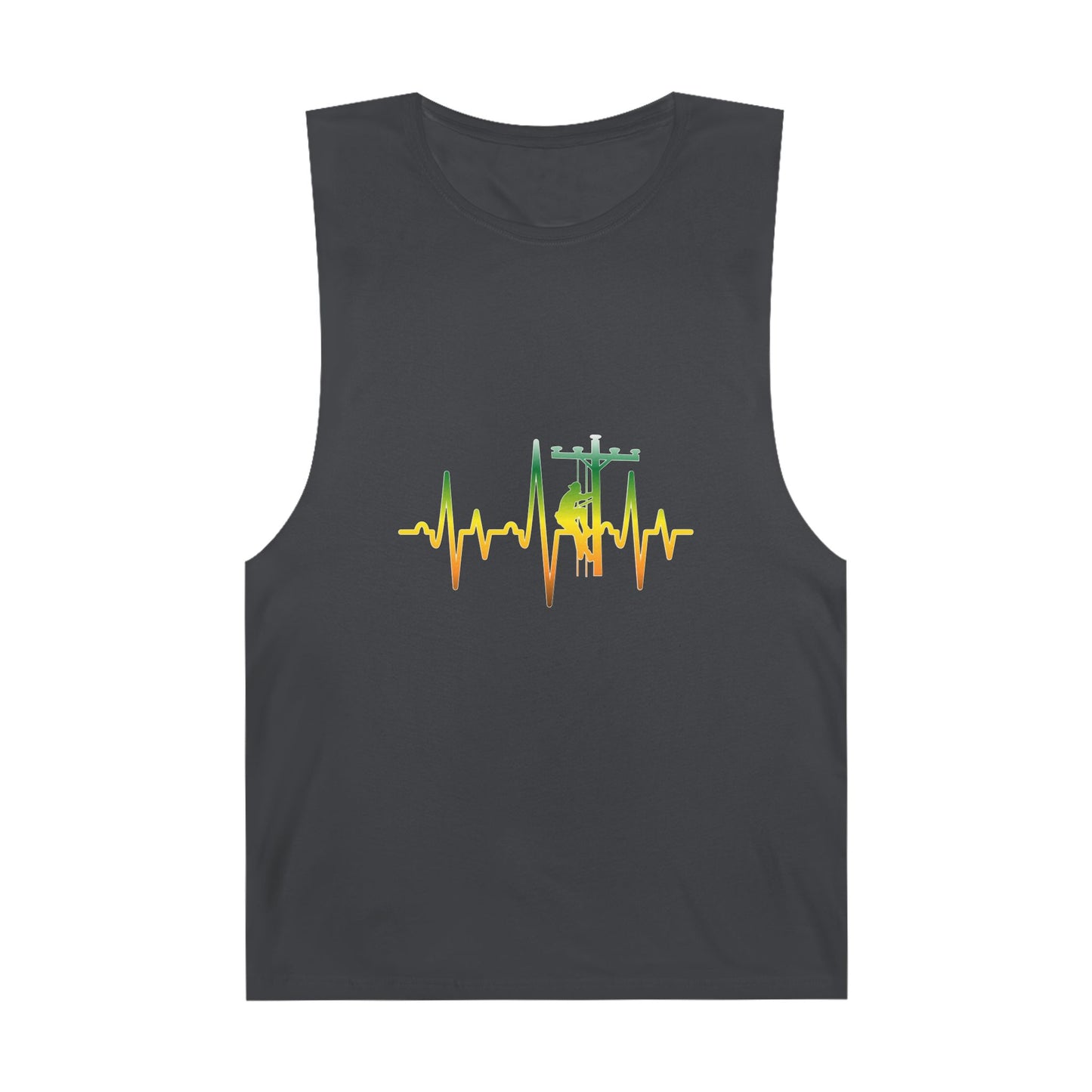 Lineman Tank - Lineman Heartbeat - gradient