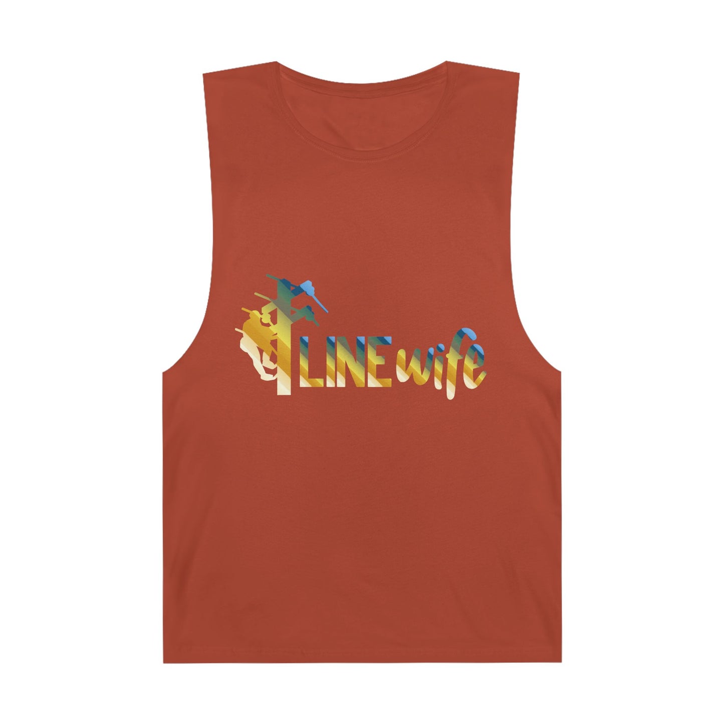 Lineman Tank - lineman-wife colored chrome