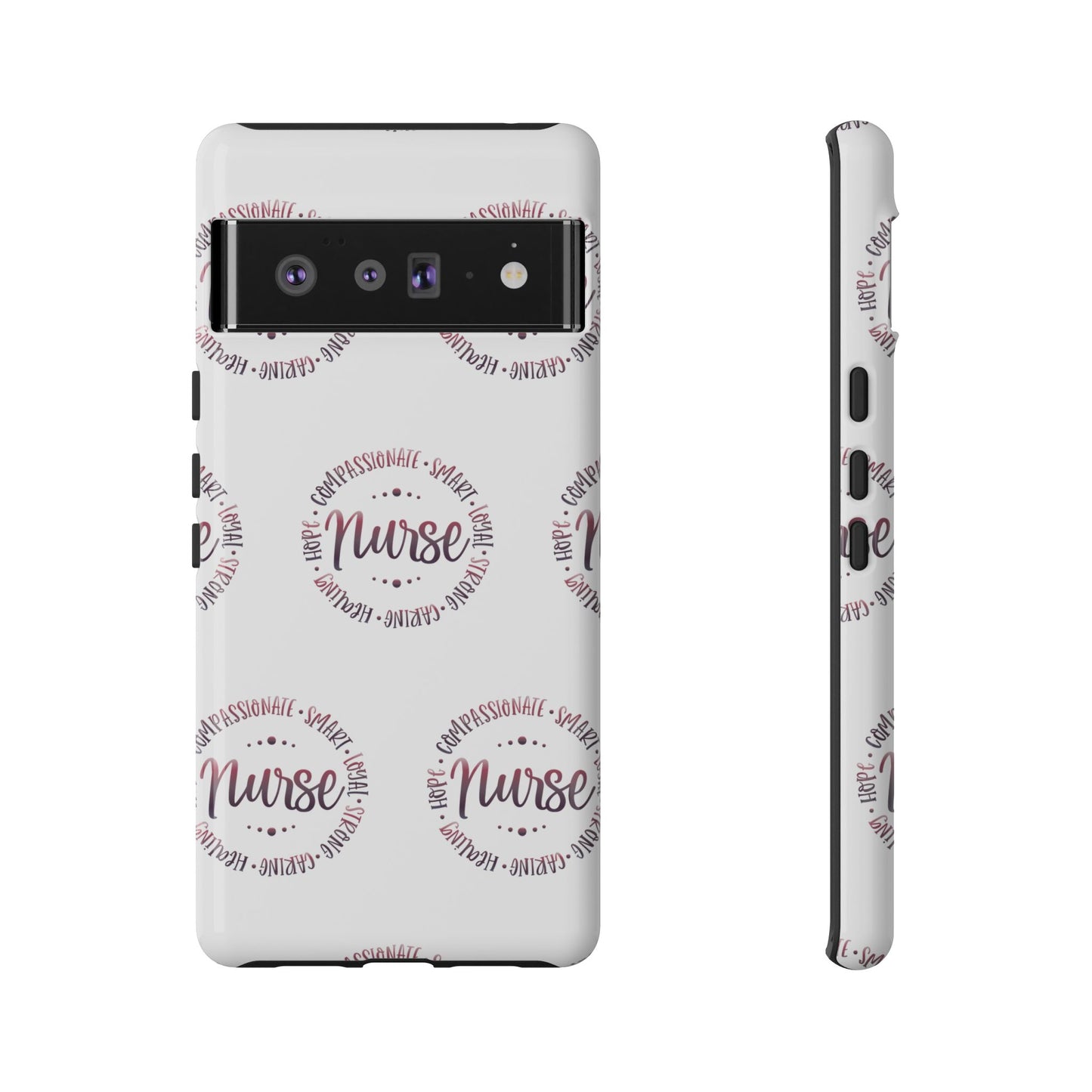 Google Pixel Tough Case - Nurse Circle  - White