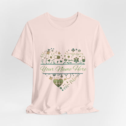 Monogram Heart copper patina