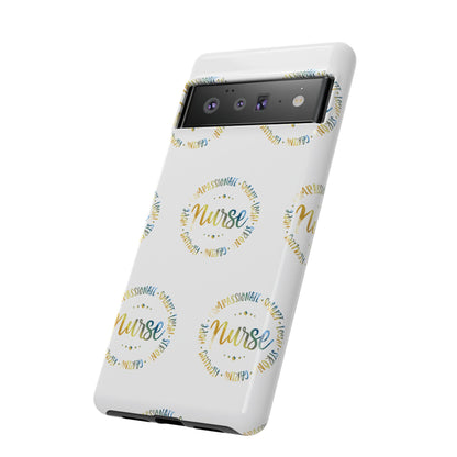 Google Pixel Tough Case - Nurse Circle  - White