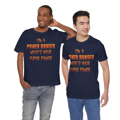 Lineman T-shirt - power ranger super power sky 24