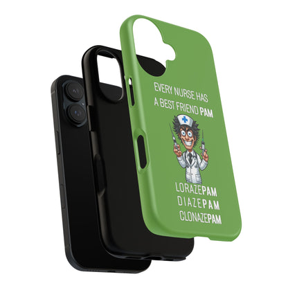 Nurse iPhone Tough Case - Every Nurse Has a Friend Named PAM Design (5) - Green