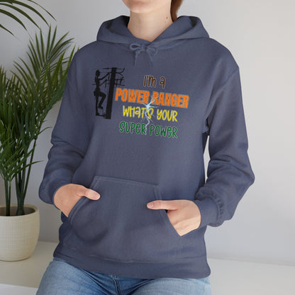 Gildan Hoodie - I'm a Power Ranger What's Your Super Power (female)