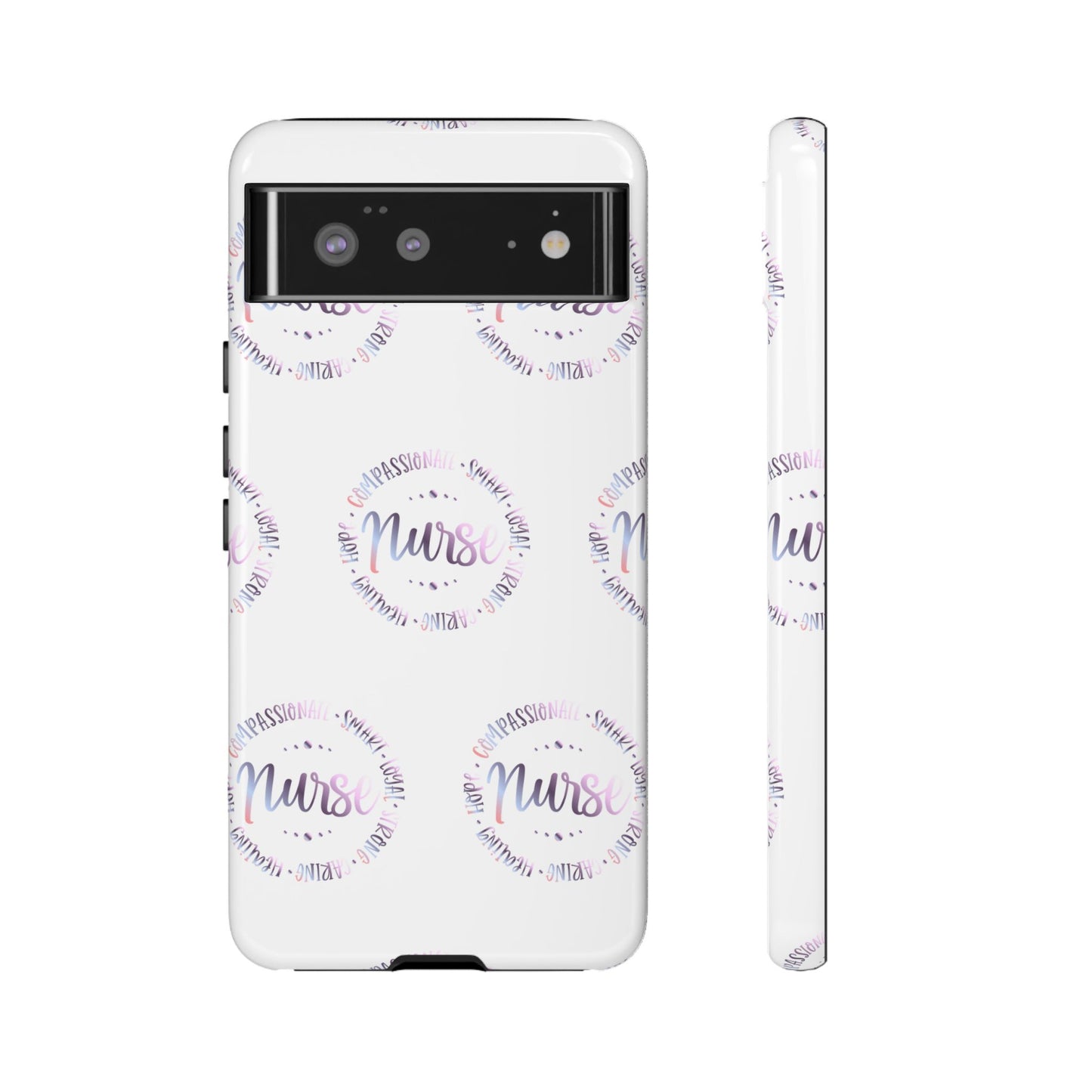 Google Pixel Tough Case - Nurse Circle  - White