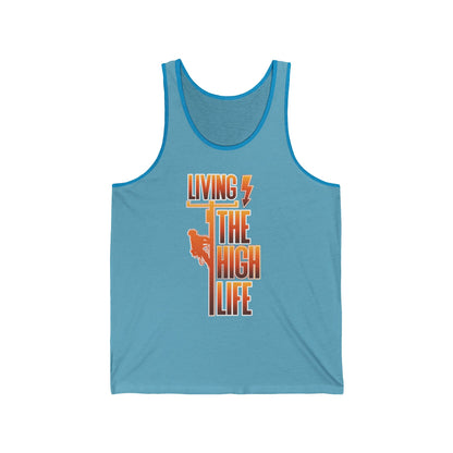 Lineman T-shirt - Living The High Life-sky 24