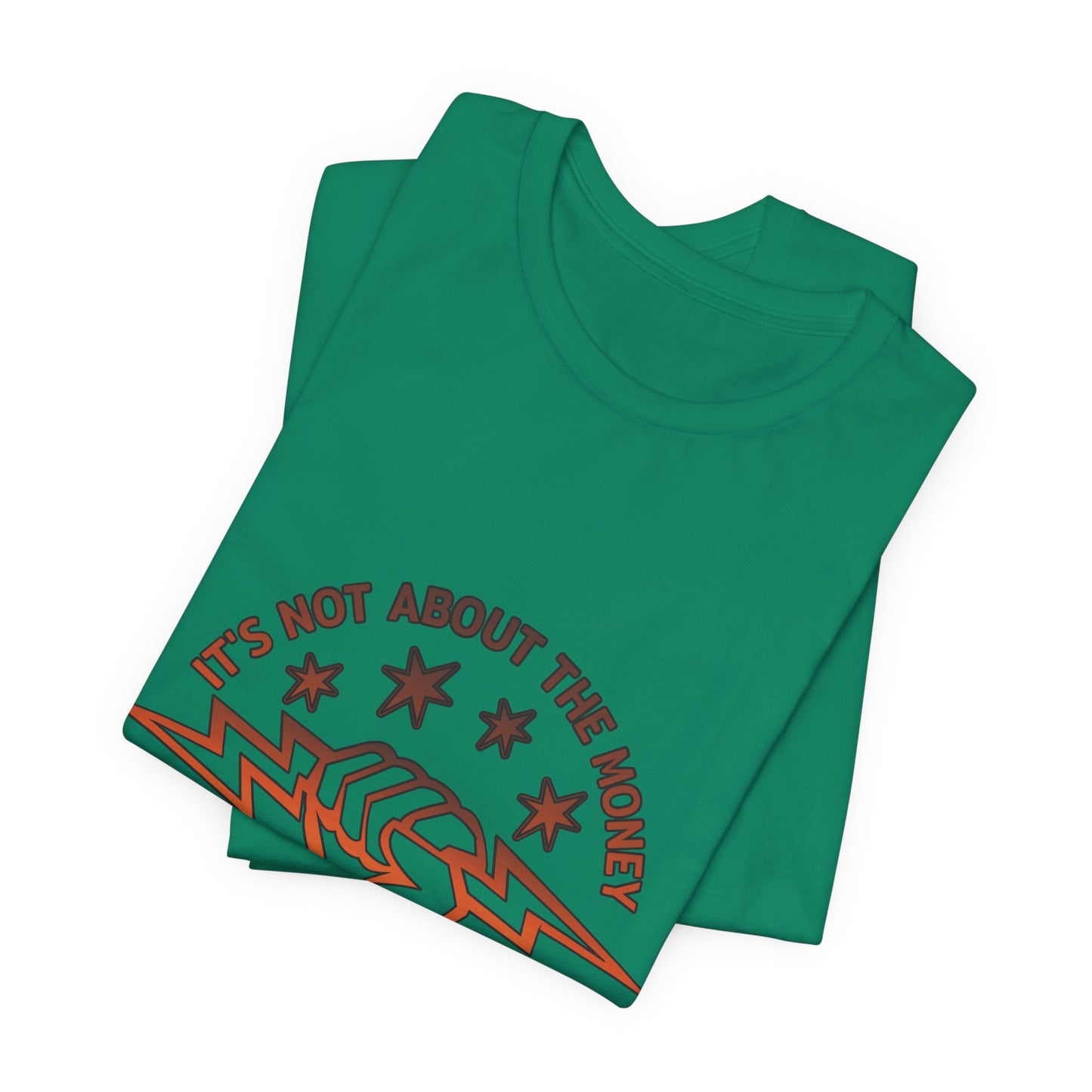 Lineman T-shirt - Its Not About The Money-sky 24