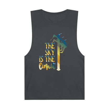 Lineman Tank - the-sky-is-the-limit-lineman colored chrome