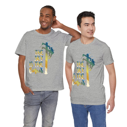 Lineman T-shirt - the-sky-is-the-limit-lineman colored chrome