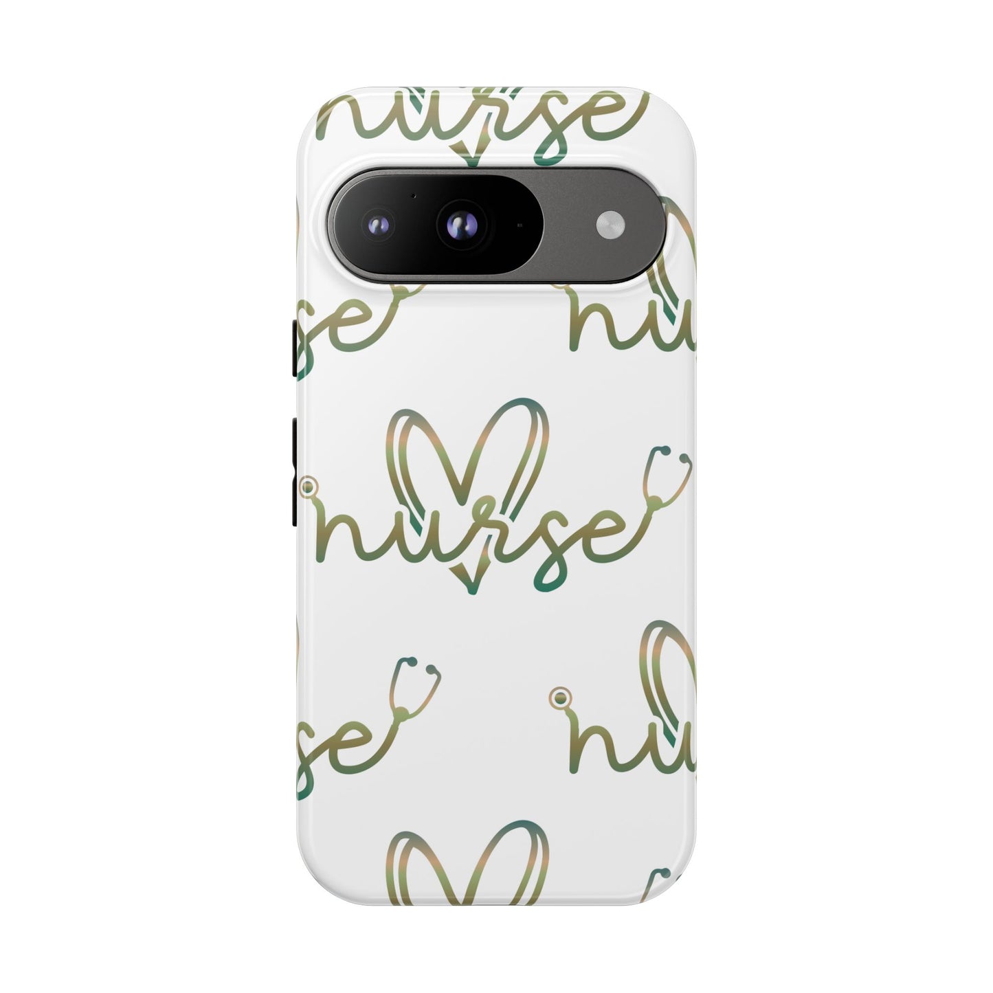 Google Pixel Tough Case - Nurse Stethoscope - White