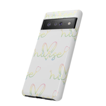 Google Pixel Tough Case - Nurse Stethoscope - White