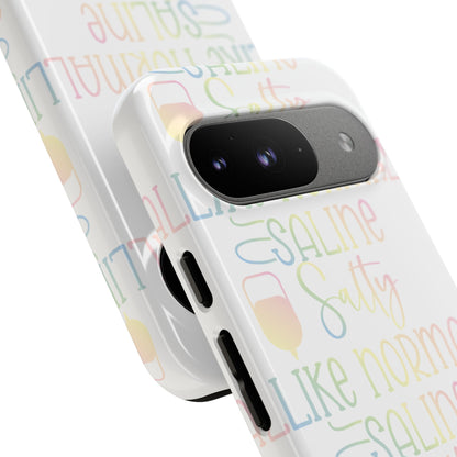 Google Pixel Tough Case - Salty Saline Like Normal Saline - White