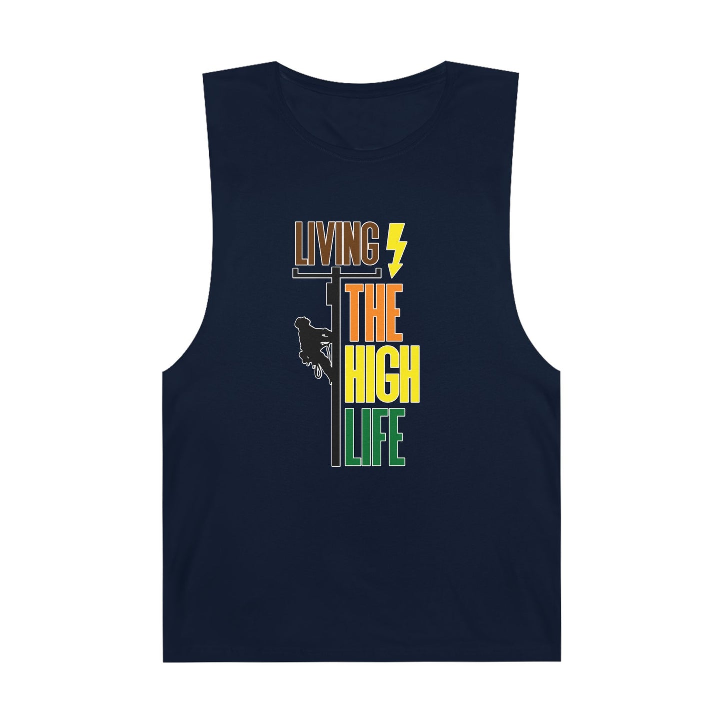 Lineman Tank - Living The High Life-color