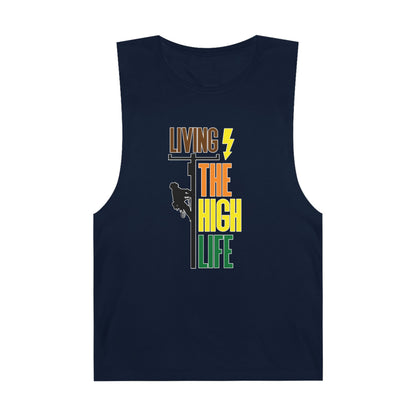Lineman Tank - Living The High Life-color
