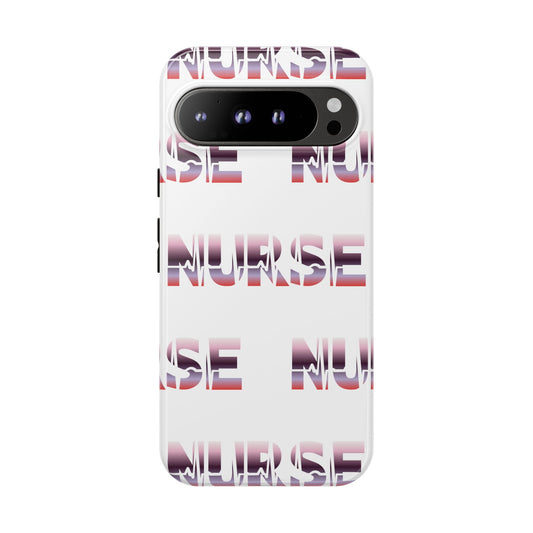 Google Pixel Tough Case - Nurse Pulse - White