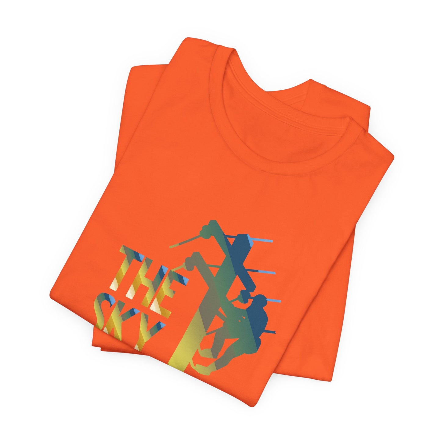 Lineman T-shirt - the-sky-is-the-limit-lineman colored chrome