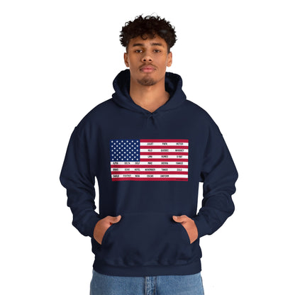 Gildan Phonetic Flag Hoodie