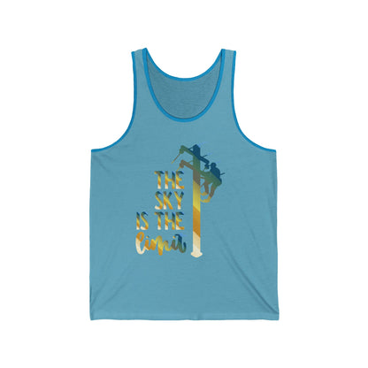 Lineman T-shirt - the-sky-is-the-limit-lineman colored chrome