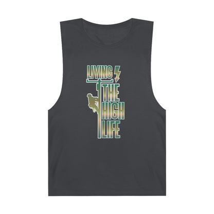 Lineman Tank - Living The High Life-copper patina