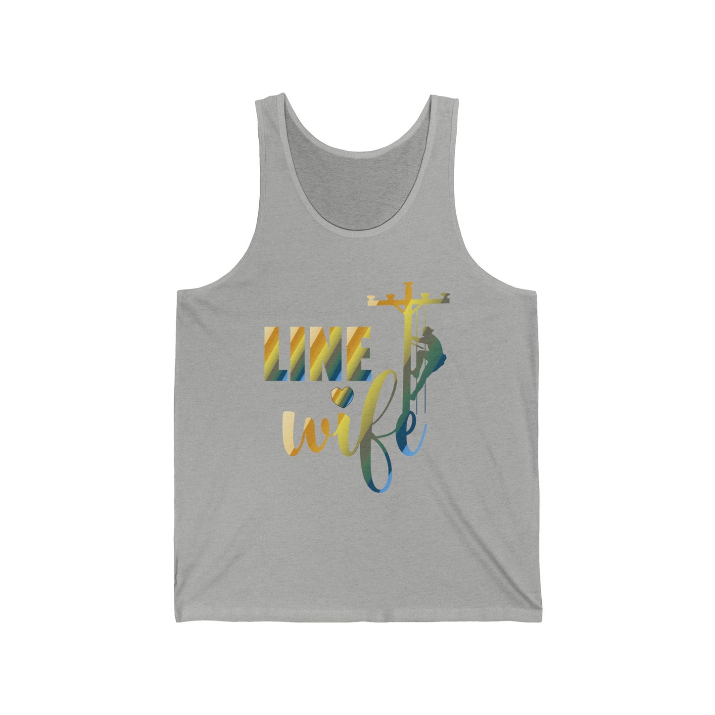Lineman Tank - Line Wife colored chrome