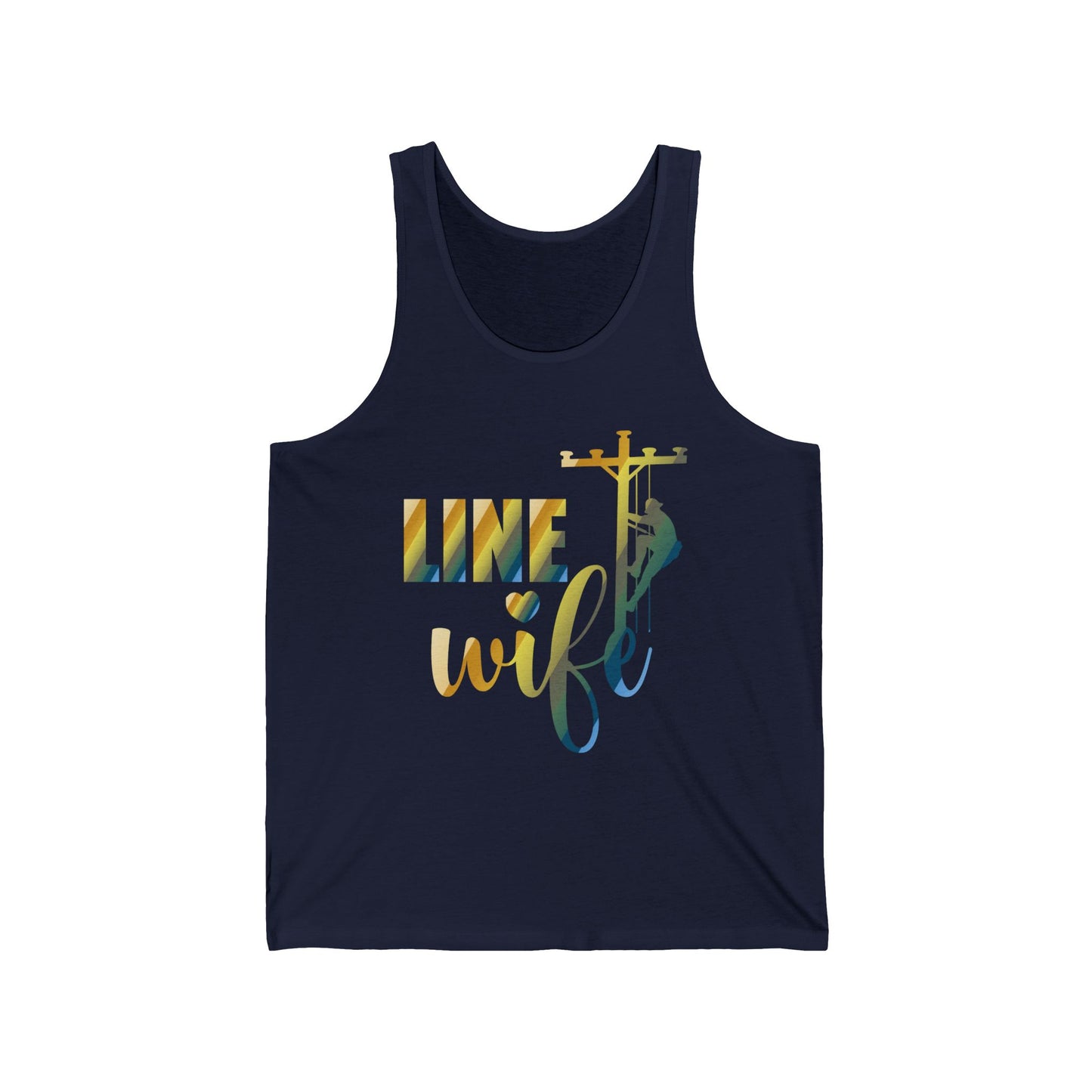 Lineman Tank - Line Wife colored chrome