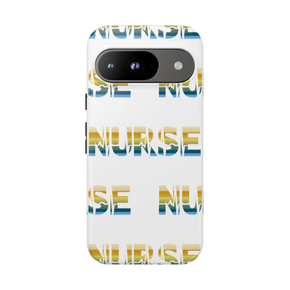 Google Pixel Tough Case - Nurse Pulse - White