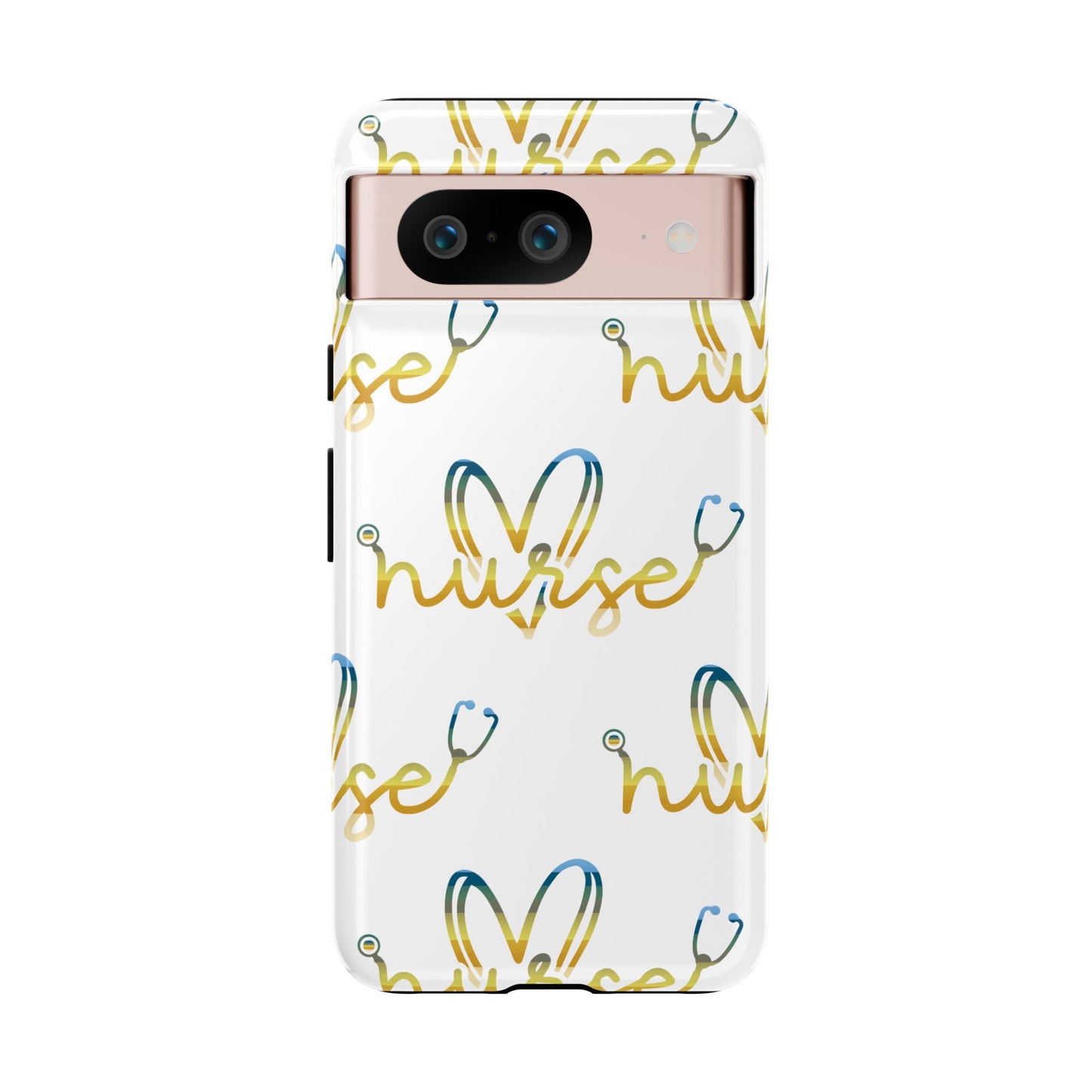 Google Pixel Tough Case - Nurse Stethoscope - White