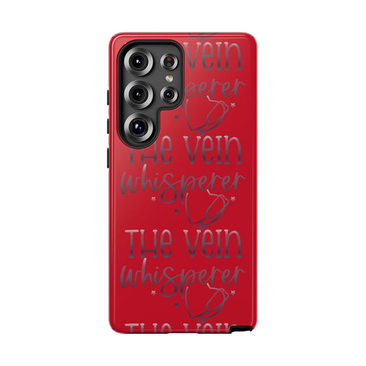 Samsung Galaxy Tough Case - The Vein Whisperer - Dark Red