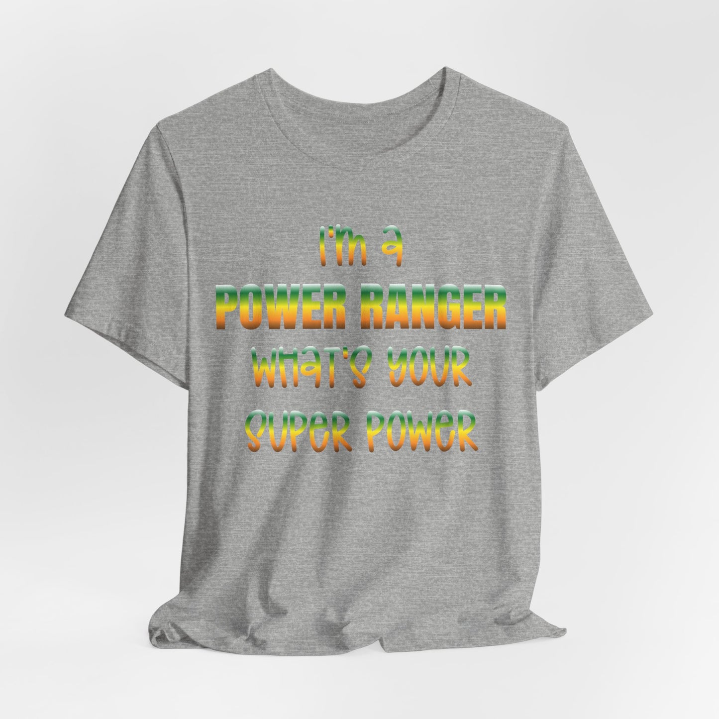 Lineman T-shirt - power ranger super power gradient