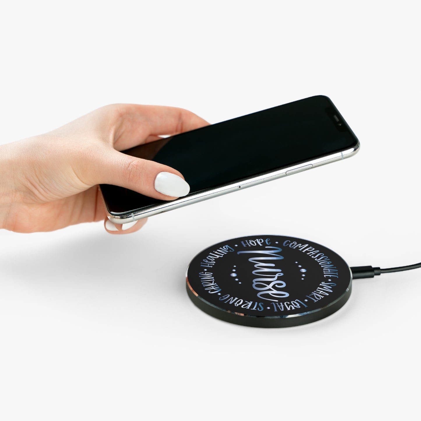 Nurse Circle Wireless Charger | Fast Charging Pad for Healthcare Professionals