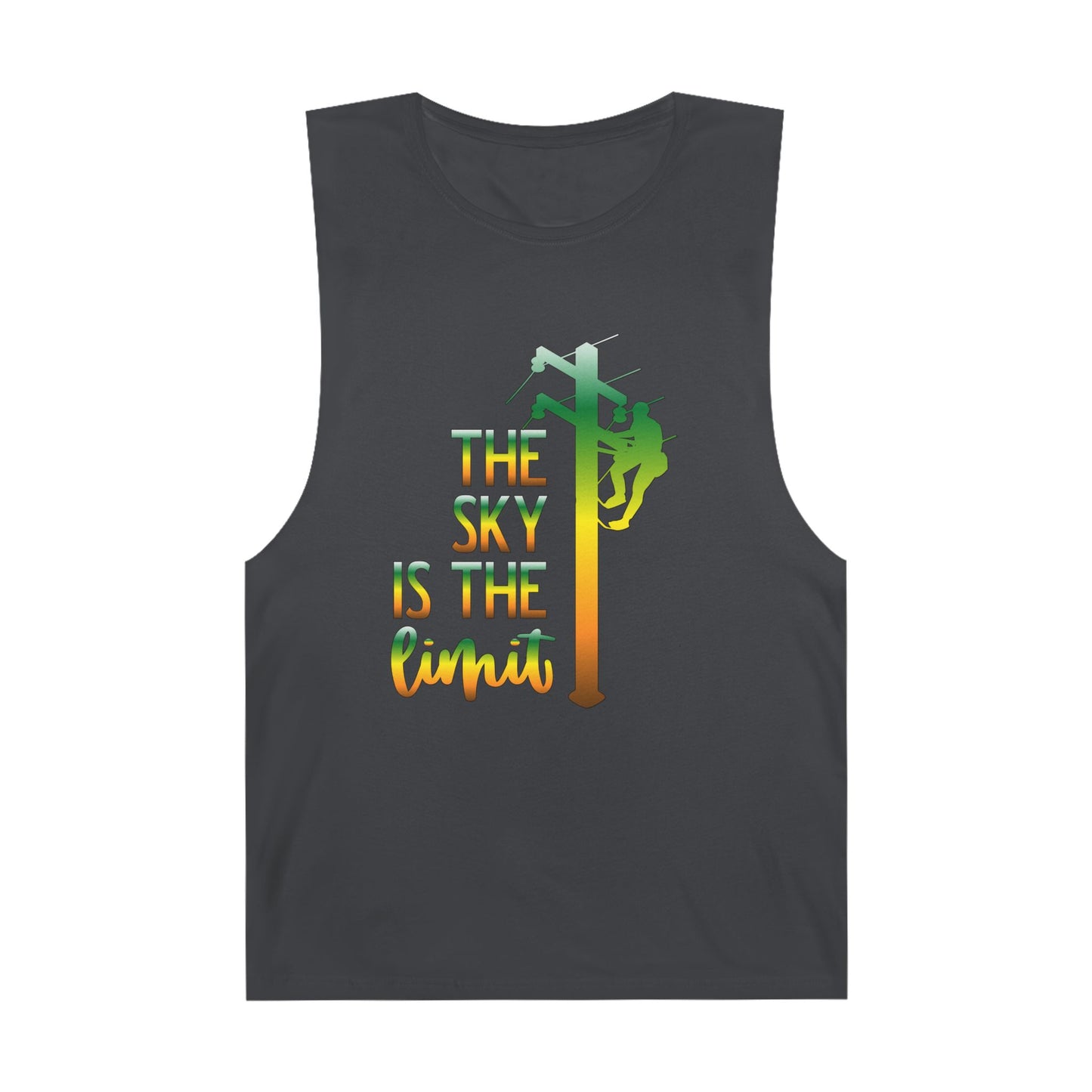 Lineman Tank - the-sky-is-the-limit-lineman gradient