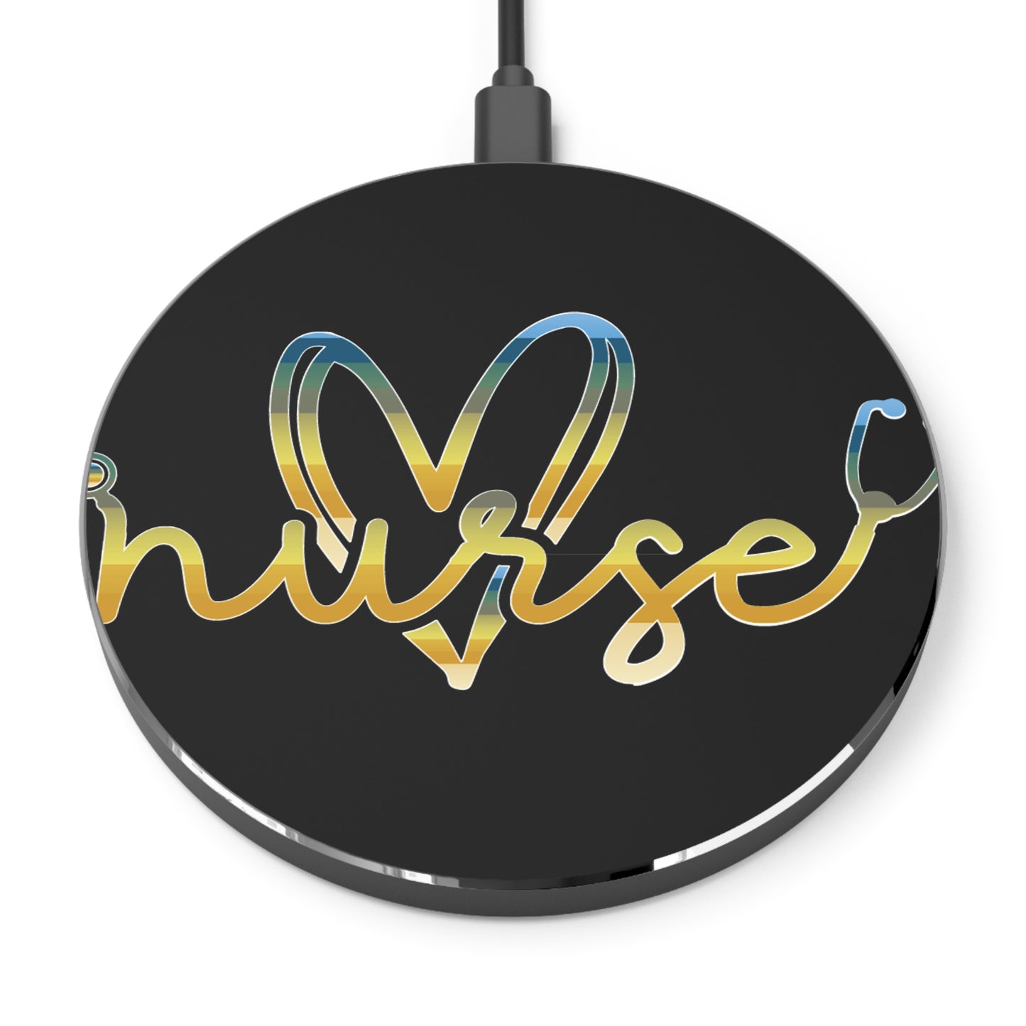 Nurse Stethoscope Wireless Charger | Fast Charging Pad for Healthcare Professionals