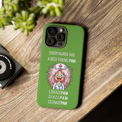 Nurse iPhone Tough Case - Every Nurse Has a Friend Named PAM Design (1) - Green