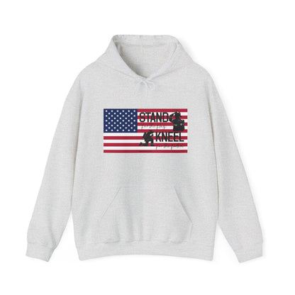 Gildan Stand for the Flag, Kneel for the Fallen Hoodie - fire fighter