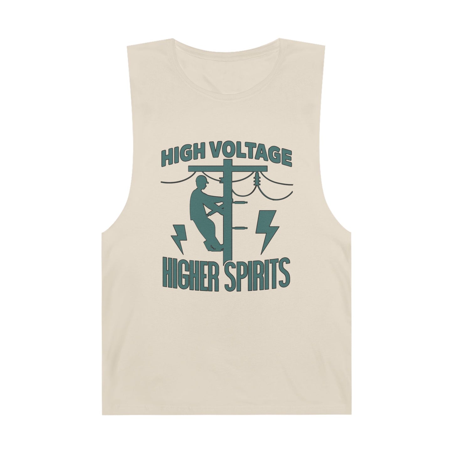 Lineman Tank - High Voltage Higher Spirits-copper patina