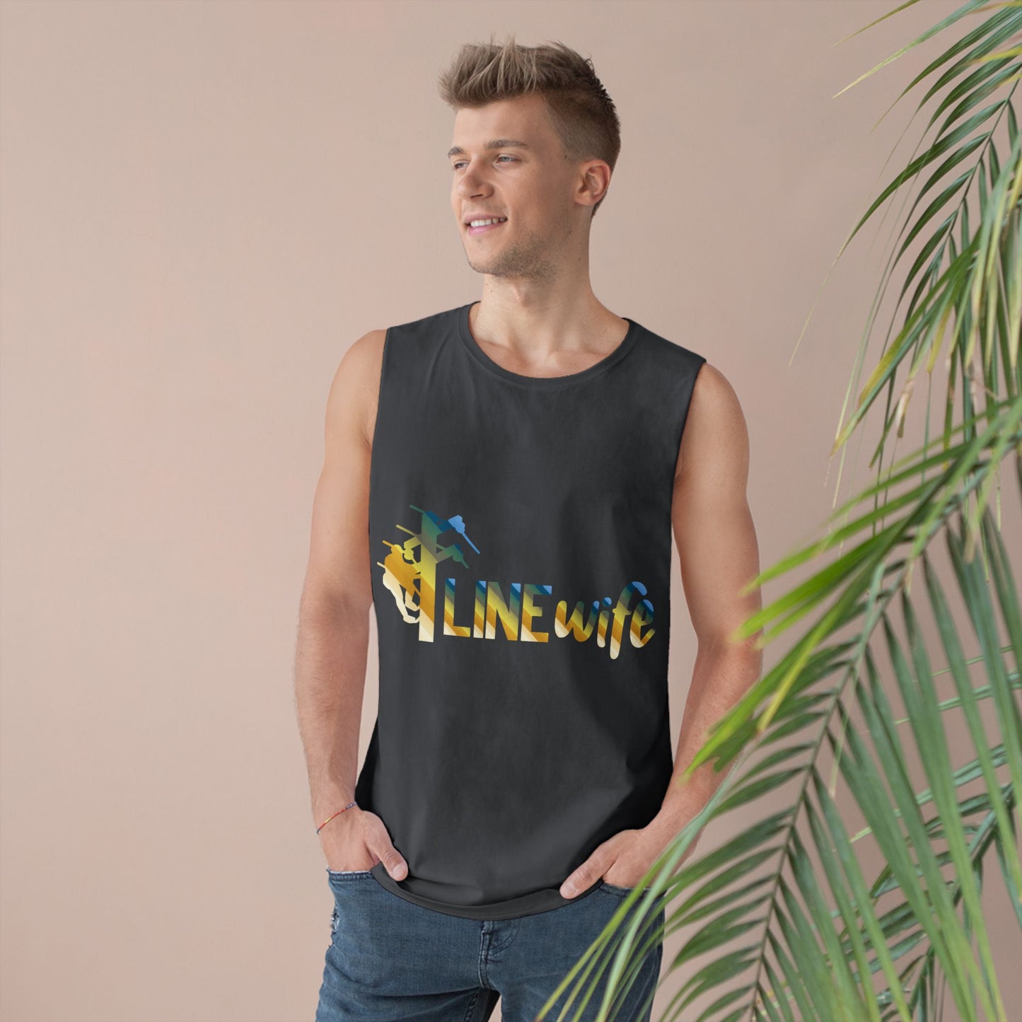 Lineman Tank - lineman-wife colored chrome