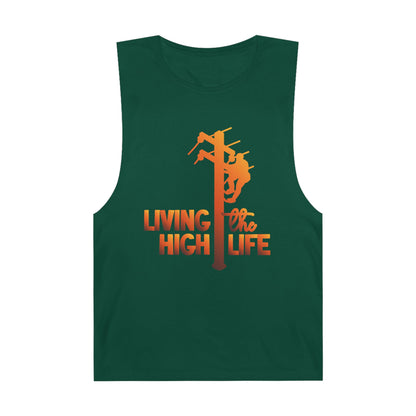 Lineman Tank - living the high life - sky 24