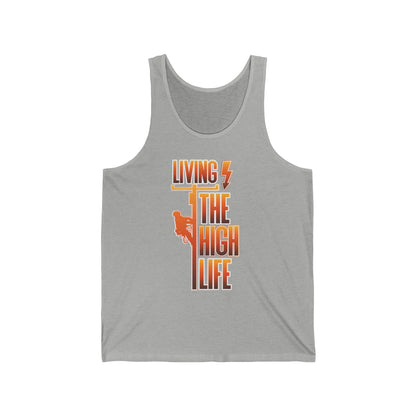 Lineman T-shirt - Living The High Life-sky 24