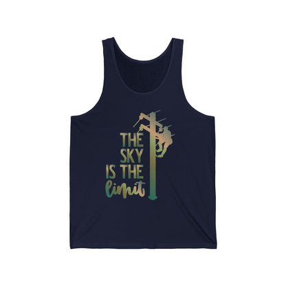 Lineman T-shirt - the-sky-is-the-limit-lineman copper patina