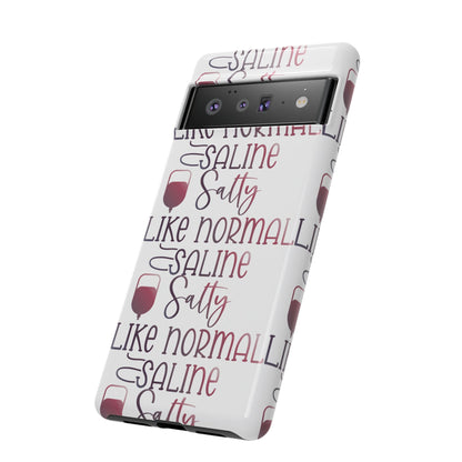 Google Pixel Tough Case - Salty Saline Like Normal Saline - White