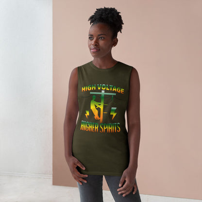 Lineman Tank - High Voltage Higher Spirits-gradient