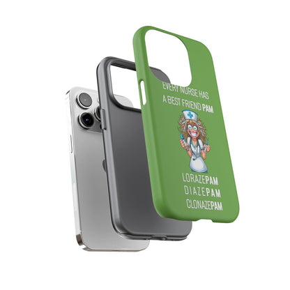 Nurse iPhone Tough Case - Every Nurse Has a Friend Named PAM Design (4) - Green