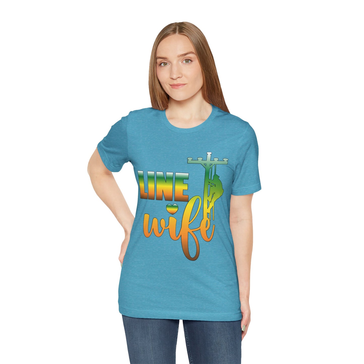 Lineman T-shirt - Line Wife gradient