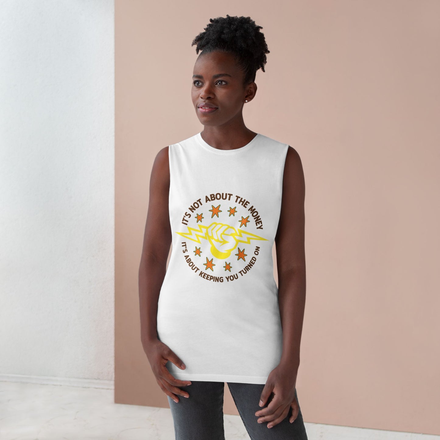 Lineman Tank - Its Not About The Money-color